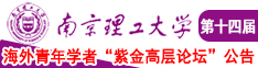 被骚插逼视频南京理工大学第十四届海外青年学者紫金论坛诚邀海内外英才！